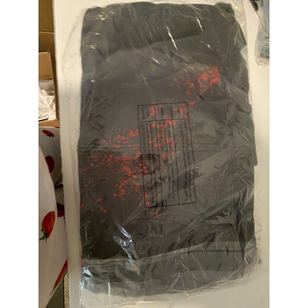 Red Punk Skull Splatter Hoodie large